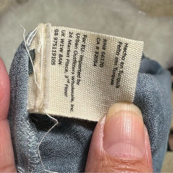 Free People Denim Blue Sleeveless Blouse - Picture 10 of 10